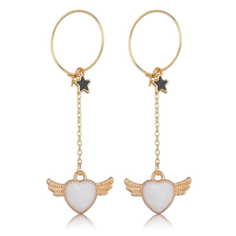 Angel Earrings Retro Love-Jewearrings