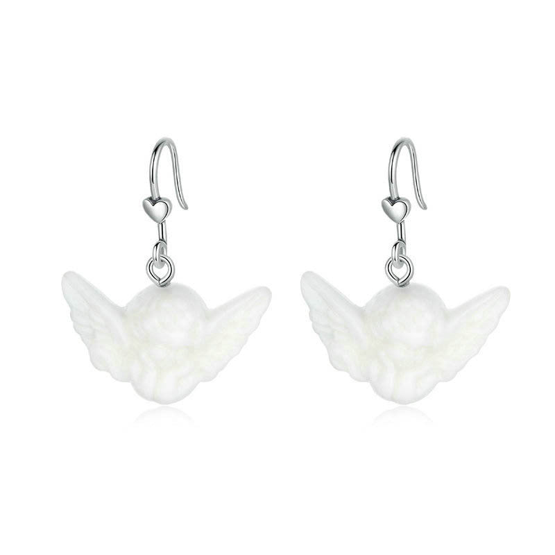 Angel Earrings Sterling Silver European-Jewearrings