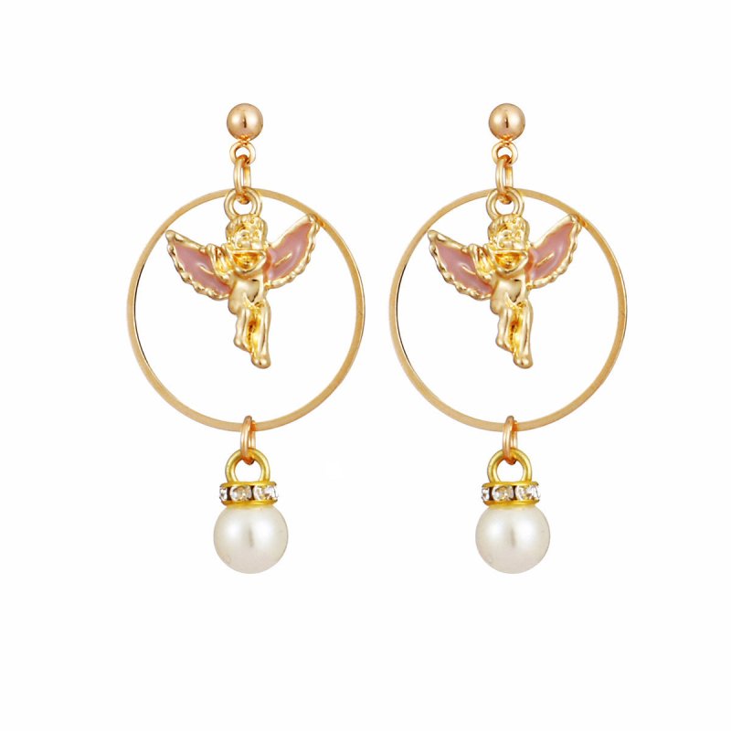 Angel Earrings Vintage Pearl-Jewearrings