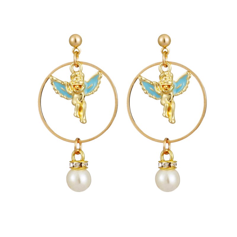 Angel Earrings Vintage Pearl-Jewearrings