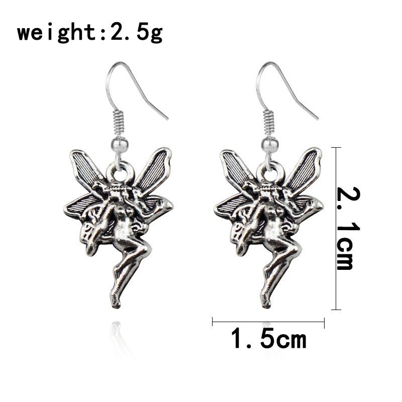 Angel Earrings Vintage Pixie Earrings-Jewearrings