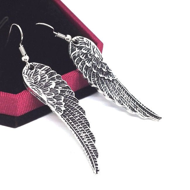 Angel Earrings Vintage Wings Earrings-Jewearrings