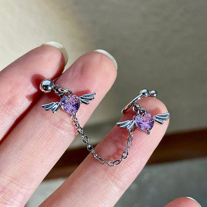 Angel Earrings Women's Fashion Wing Earrings-Jewearrings