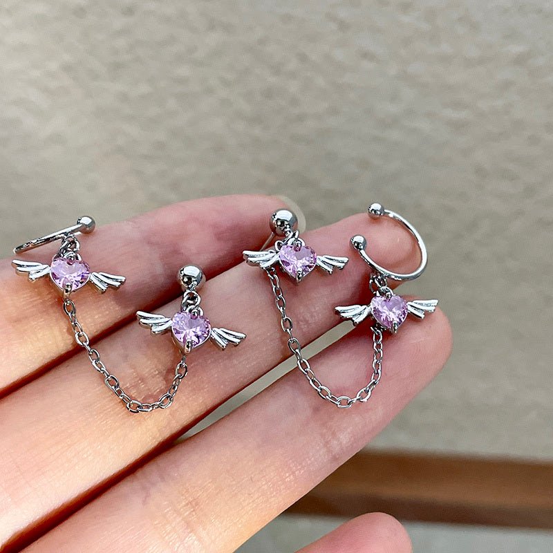 Angel Earrings Women's Fashion Wing Earrings-Jewearrings