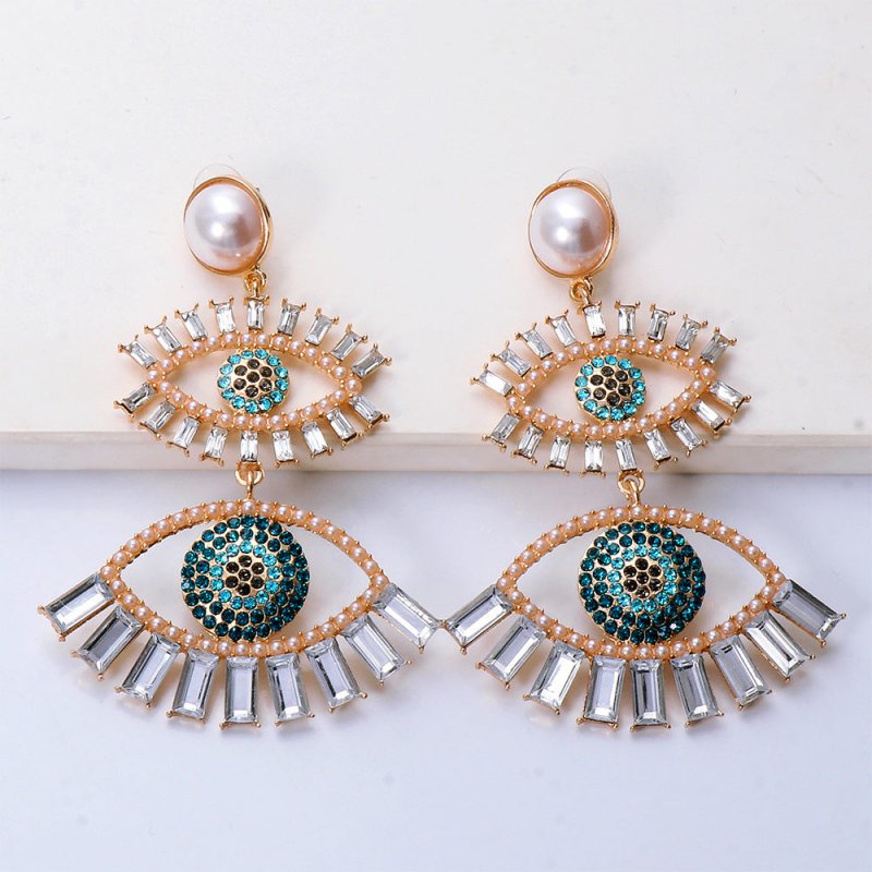 Angel Eye Colorful Earrings-Jewearrings