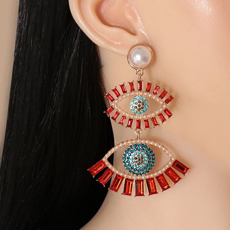 Angel Eye Colorful Earrings-Jewearrings