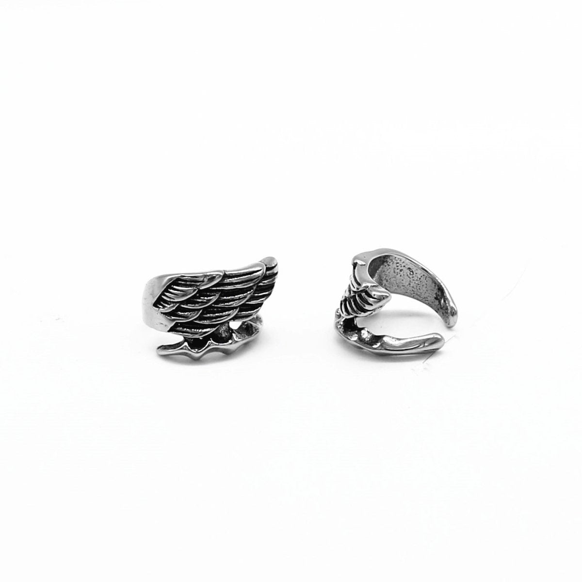 Angel Wings Titanium Earrings-Jewearrings