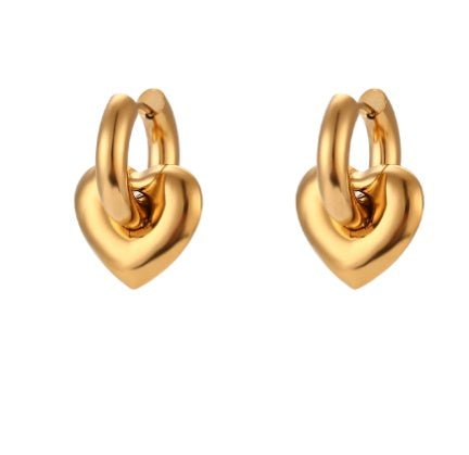 Aria's Arrow Gold Earrings-Jewearrings