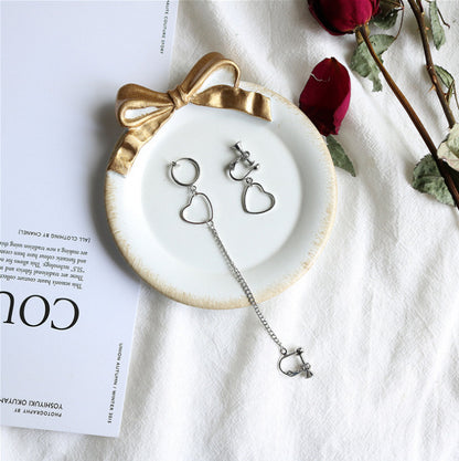 One-piece Ear Bone Clip Asymmetric Earrings-Jewearrings