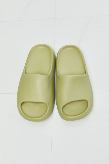 NOOK JOI In My Comfort Zone Slides in Green-Jewearrings