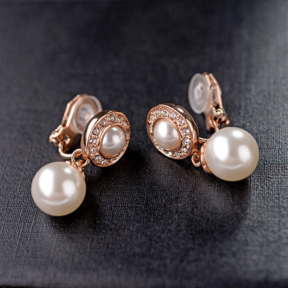 Korean Temperament Retro Ear Clip Women's Fashion Long Earrings-Jewearrings