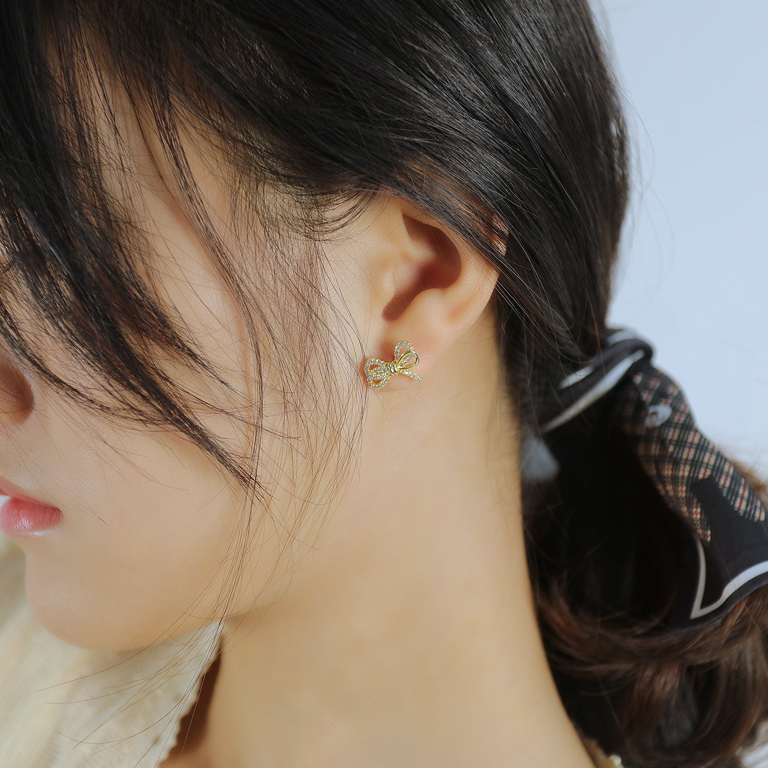 Fashion Simple And Versatile Bow Earrings-Jewearrings