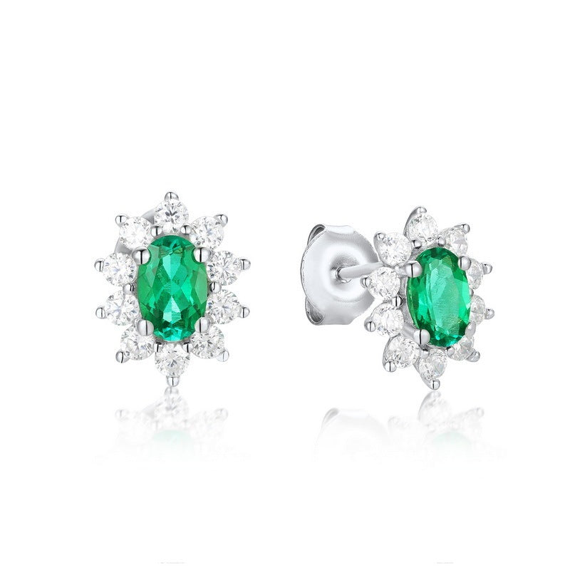 Women Minority Design Jewelry S925 Silver Stud Earrings-Jewearrings