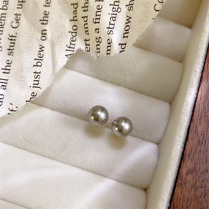 Women's S925 Sterling Silver Pearl Earrings-Jewearrings