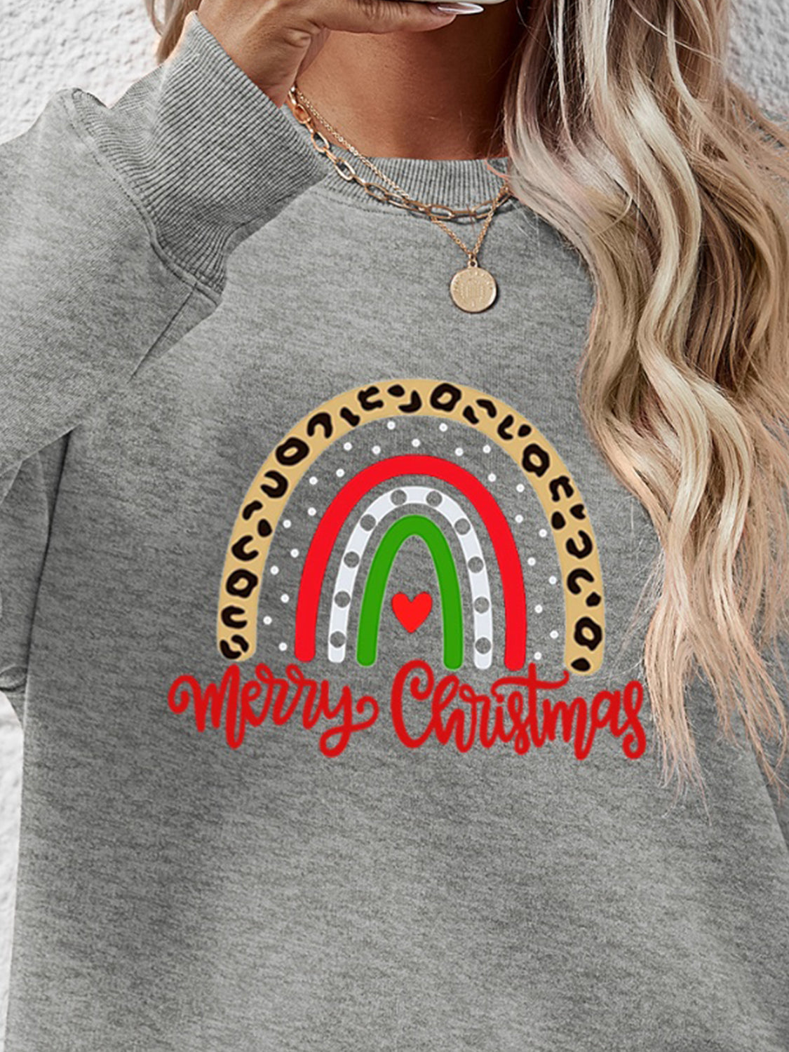 MERRY CHRISTMAS Graphic Sweatshirt-Jewearrings