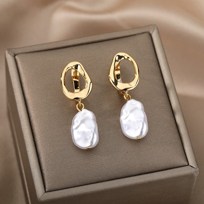 New Freshwater Pearl Earrings Of The Same Design-Jewearrings