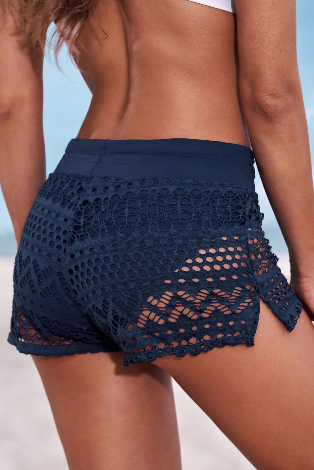 Full Size Drawstring Waist Swim Shorts-Jewearrings