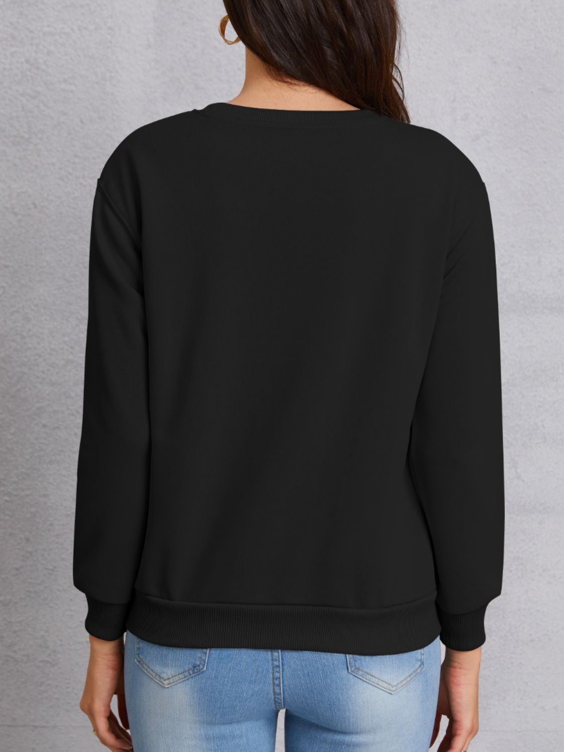 HONKY TONK ANGEL Round Neck Dropped Shoulder Sweatshirt-Jewearrings