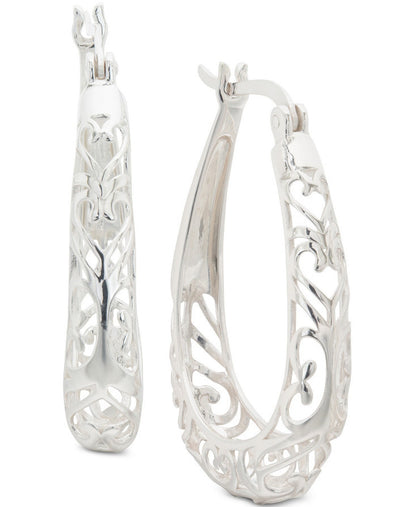 Exaggerated And Exaggerated Carved Ear Buckle Ear Clip Earrings-Jewearrings