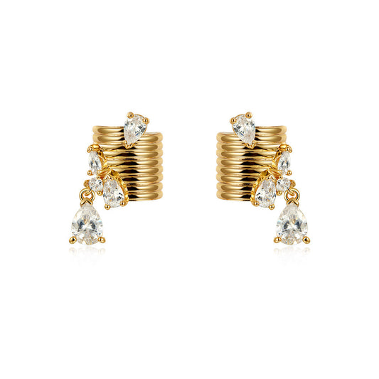 Ear Clip Personality Temperament Stud Earrings-Jewearrings