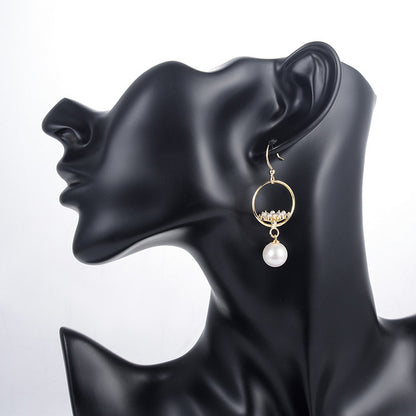 New Trendy Design Pearl Earrings Tassel Earrings-Jewearrings