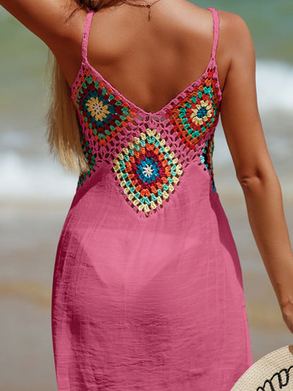 Cutout V-Neck Cover-Up Dress-Jewearrings