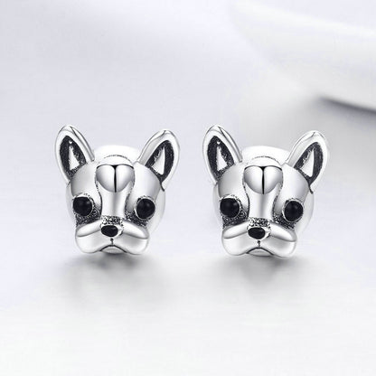 S925 Sterling Silver Earrings Temperament Female Earrings-Jewearrings