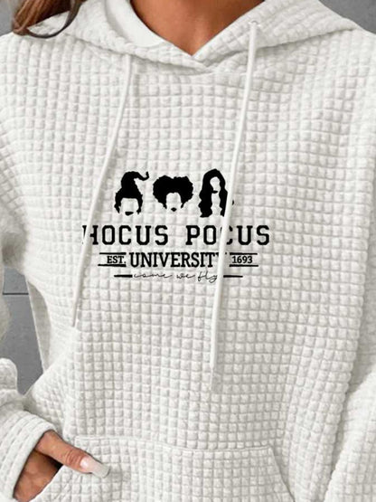 HOCUS POCUS Graphic Hoodie with Front Pocket-Jewearrings