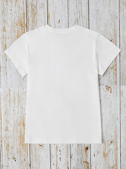 EASTER VIBES Round Neck Short Sleeve T-Shirt-Jewearrings