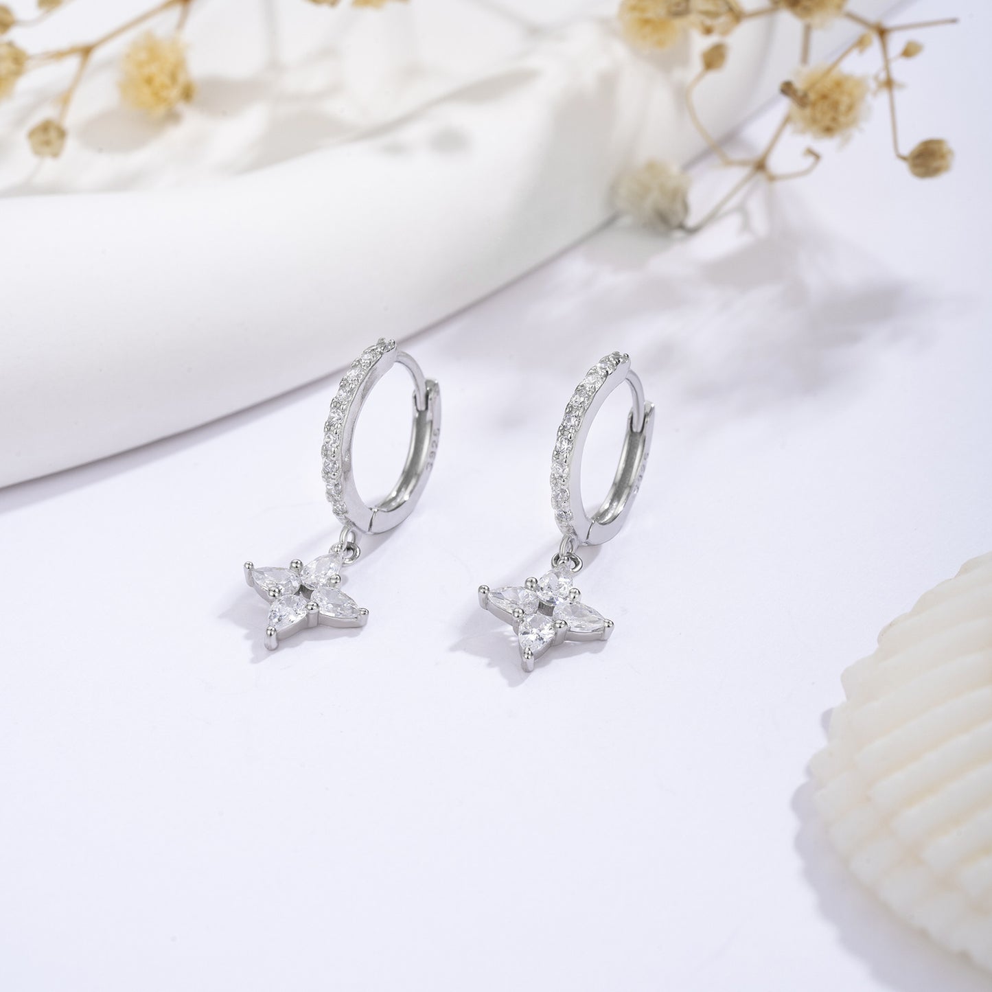 Elegant High-grade Earrings S925 Sterling Silver Earrings Anti-allergy Non-fading-Jewearrings