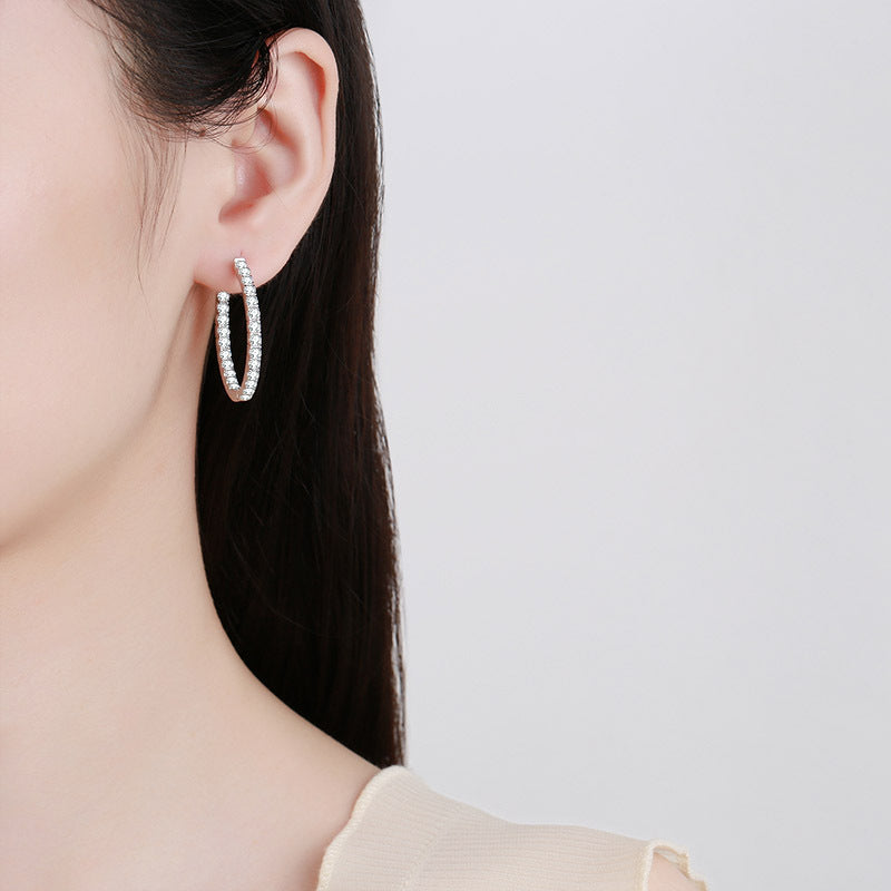 Fashion Sterling Silver Earrings For Women-Jewearrings