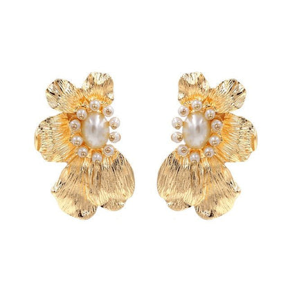 Baroque Pearl Earrings Fashion Drop Shape-Jewearrings