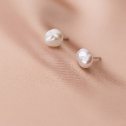 Baroque Pearl Earrings Women's Fashion Is Irregular-Jewearrings