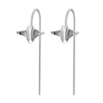 Bat Earrings Alloy Female Skybat-Jewearrings