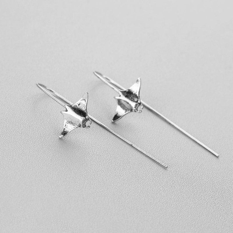 Bat Earrings Alloy Female Skybat-Jewearrings