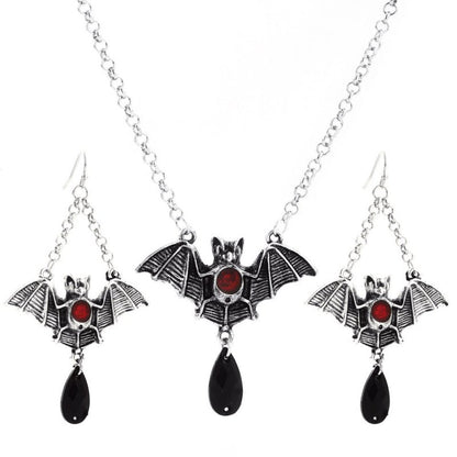 Bat Earrings Cross Pendant-Jewearrings