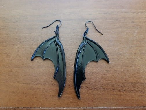 Bat Earrings Dark Wings-Jewearrings