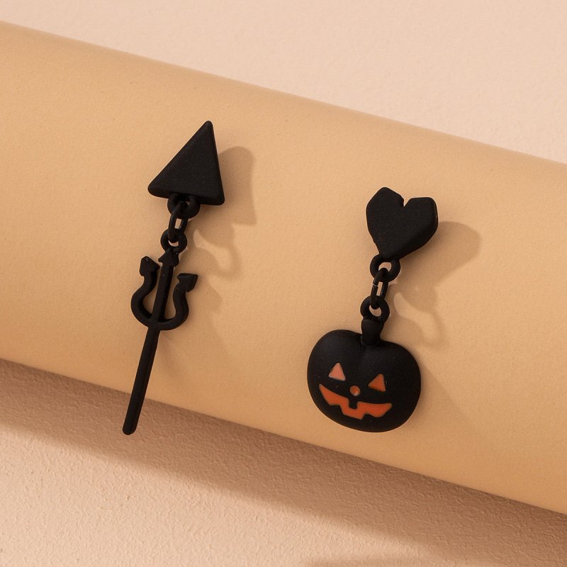 Bat Earrings Ghost Skull-Jewearrings