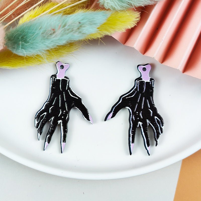 Bat Earrings Ghost Skull Poison-Jewearrings