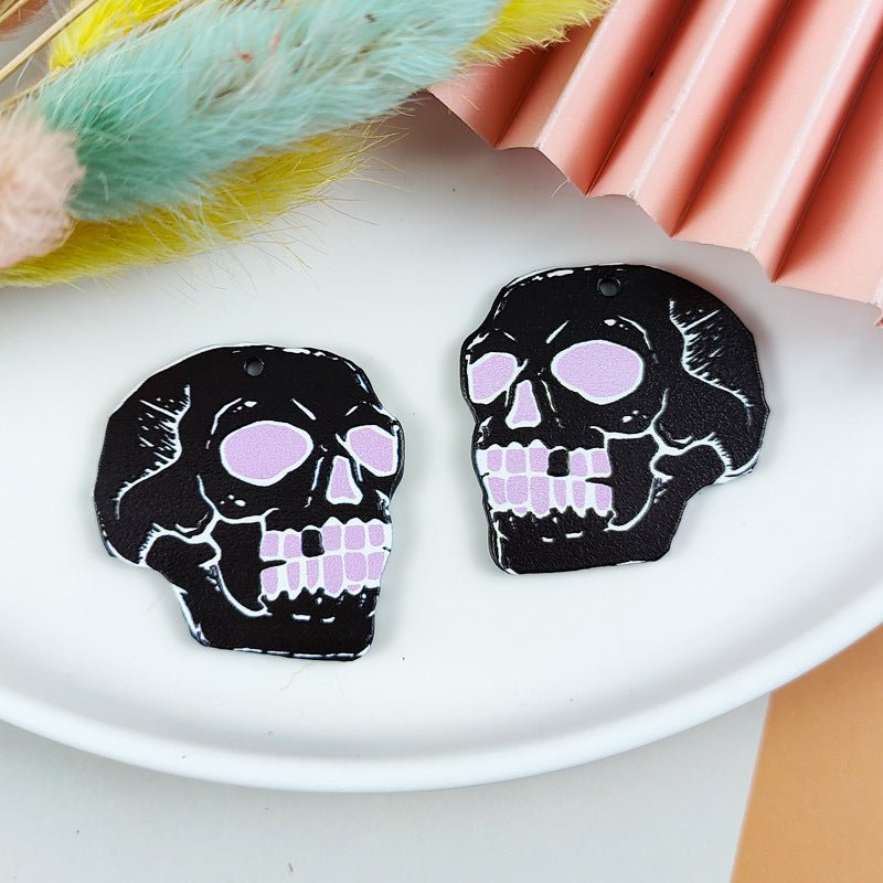 Bat Earrings Ghost Skull Poison-Jewearrings