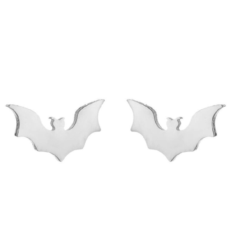 Bat Earrings Halloween Bat Stud Earrings-Jewearrings