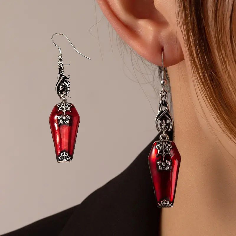 Bat Earrings Halloween Ins Style Earrings-Jewearrings