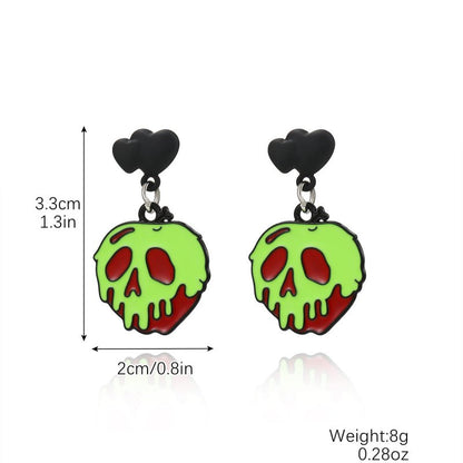 Bat Earrings Halloween Pumpkin Skull-Jewearrings