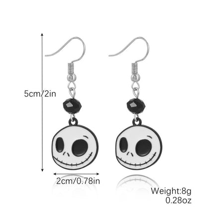 Bat Earrings Halloween Pumpkin Skull-Jewearrings