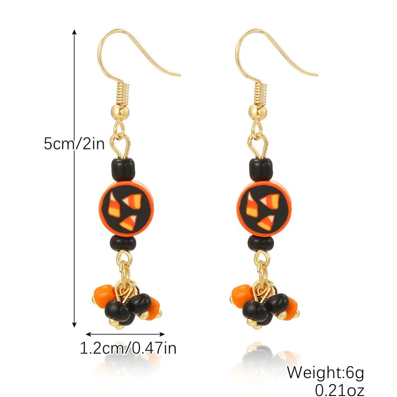 Bat Earrings Halloween Pumpkin Skull-Jewearrings