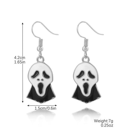 Bat Earrings Halloween Pumpkin Skull-Jewearrings