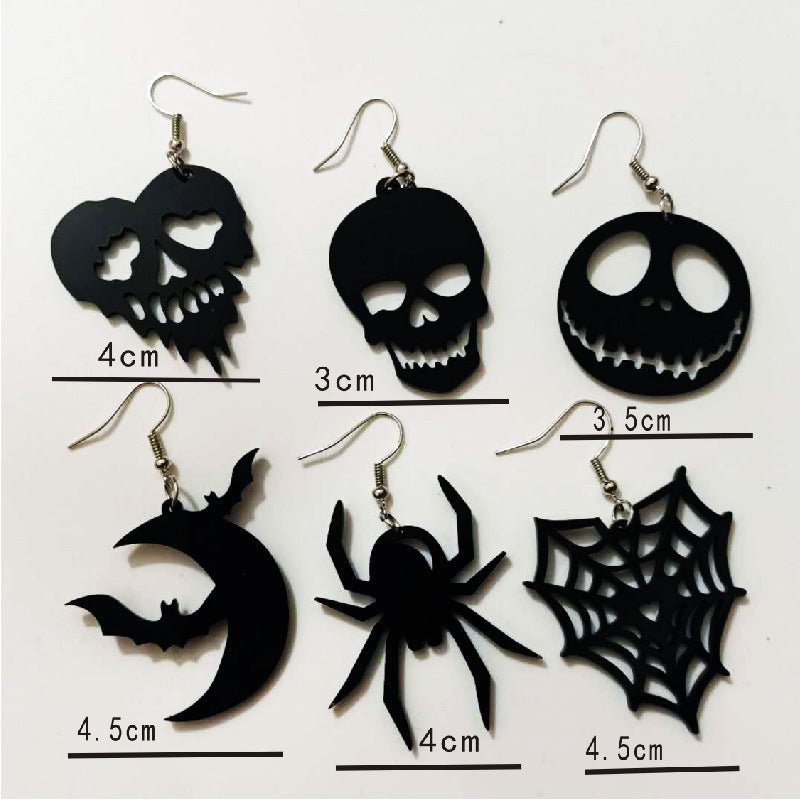 Bat Earrings Halloween Scary Earrings-Jewearrings