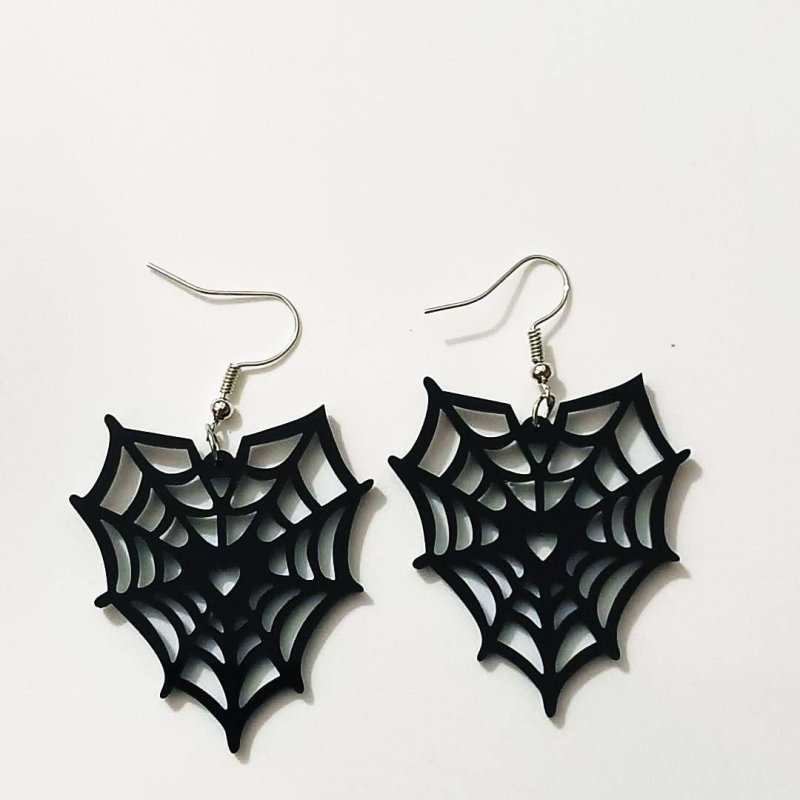 Bat Earrings Halloween Scary Earrings-Jewearrings