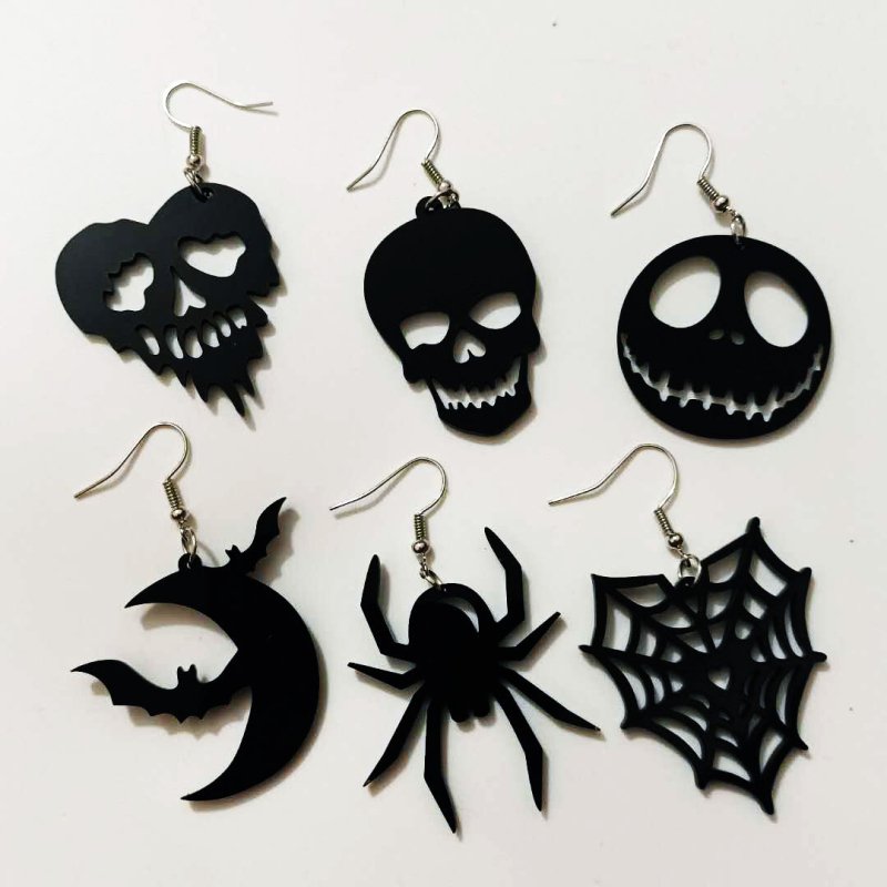 Bat Earrings Halloween Scary Earrings-Jewearrings