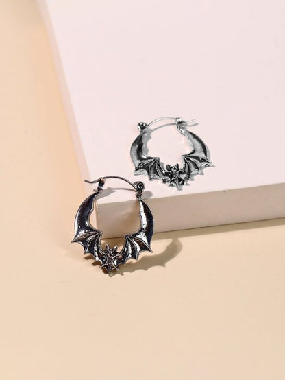 Bat Earrings Punk Exaggerated-Jewearrings